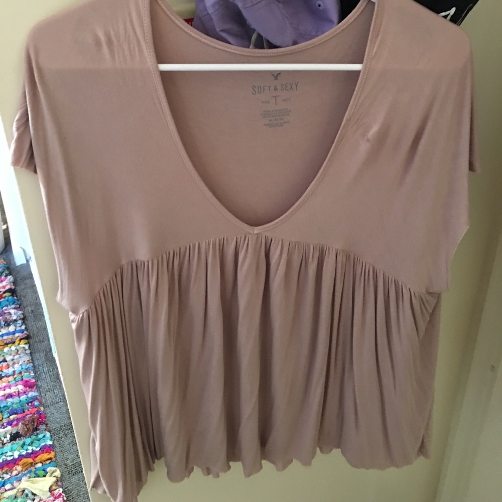 American Eagle brown top